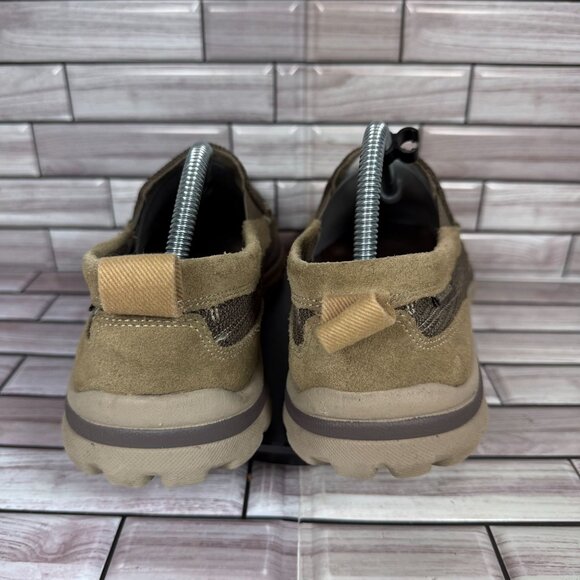 Skechers Men's Brown/Tan Relaxed Fit Memory Foam Slip-On Loafers‎ Shoe Size 9.5 - Picture 3 of 9